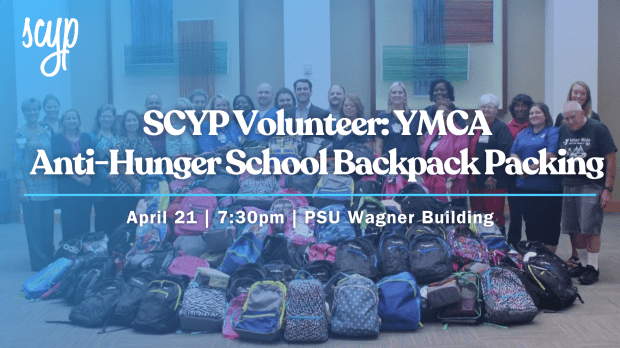 SCYP Volunteer: YMCA Anti-Hunger School Backpack&nbsp;Packing
