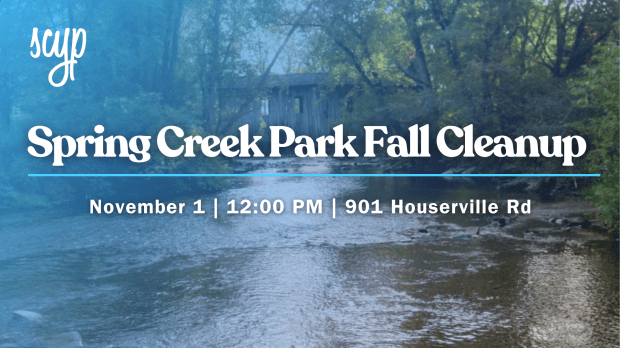 SCYP Volunteer: Spring Creek Park Fall Cleanup&nbsp;Day